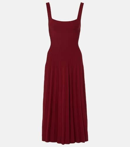 Beaton chiffon-trimmed velvet maxi dress - Staud - Modalova