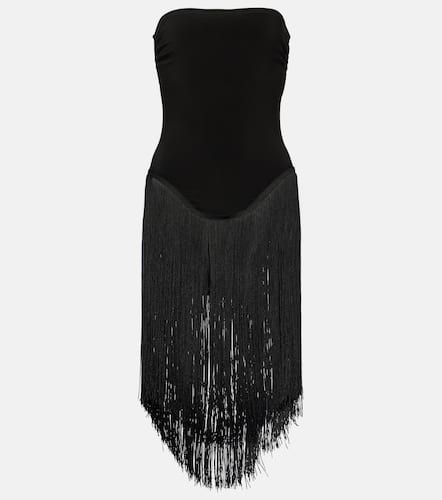 Fringe Bishop strapless minidress - Norma Kamali - Modalova