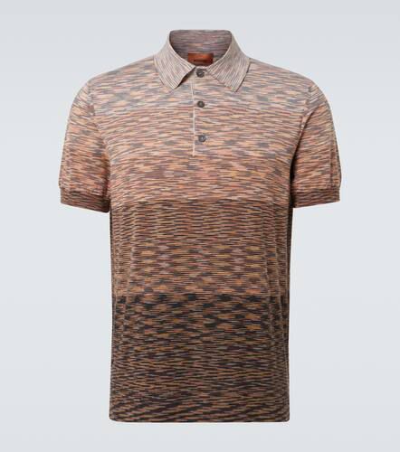 Space-dyed cotton polo shirt - Missoni - Modalova