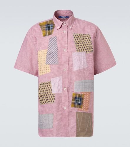 Camicia da bowling in lino e cotone patchwork - Junya Watanabe - Modalova