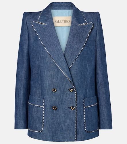 Valentino Blazer aus Chambray - Valentino - Modalova