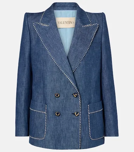 Blazer aus Chambray - Valentino Garavani - Modalova