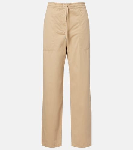 Pantaloni Mende a gamba larga in cotone e cashmere - The Row - Modalova
