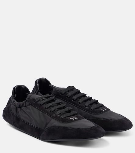 Collapse Re-Nylon suede-trimmed sneakers - Prada - Modalova