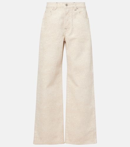 Jeans anchos efecto cocodrilo - Jacquemus - Modalova