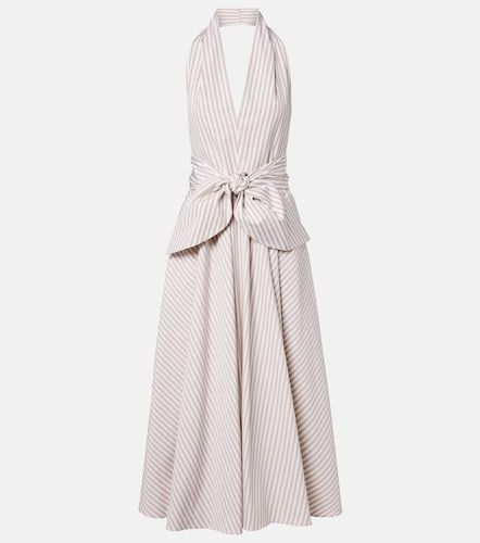 Patou Abito midi in cotone a righe - Patou - Modalova