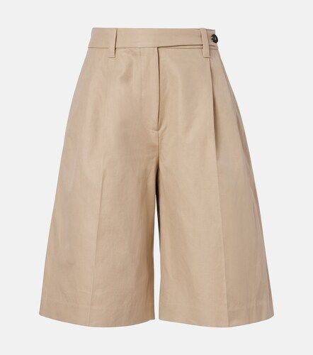 Shorts in cotone e lino - Brunello Cucinelli - Modalova