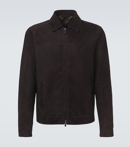 Chaqueta blouson de ante - Thom Sweeney - Modalova