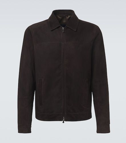 Giacca blouson in camoscio - Thom Sweeney - Modalova