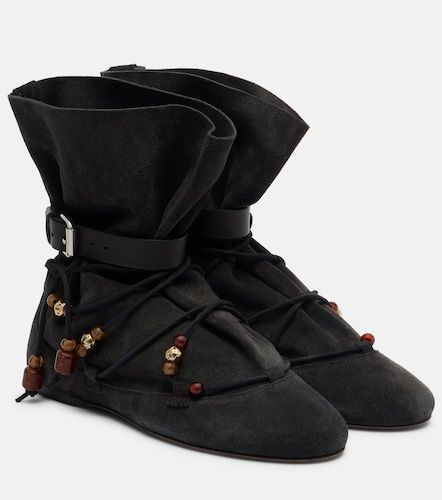 Letiz suede ankle boots - Isabel Marant - Modalova