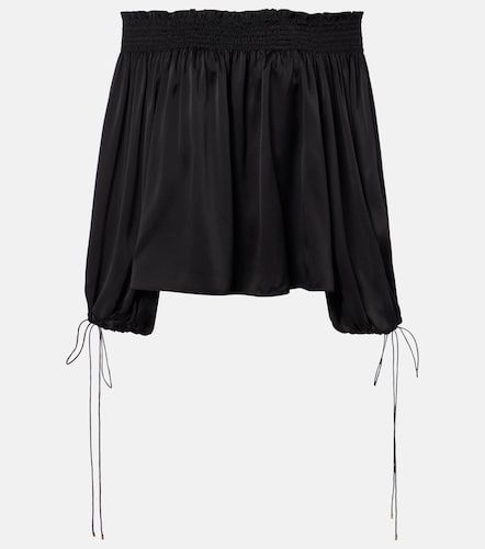 Chloe Off-shoulder silk satin top - Chloe - Modalova