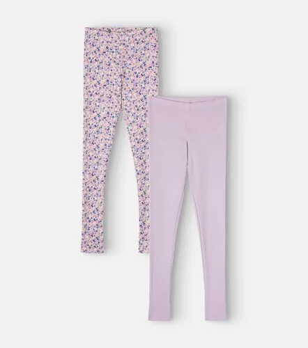 Set de 2 leggings Jules en mezcla de algodón - Wheat - Modalova