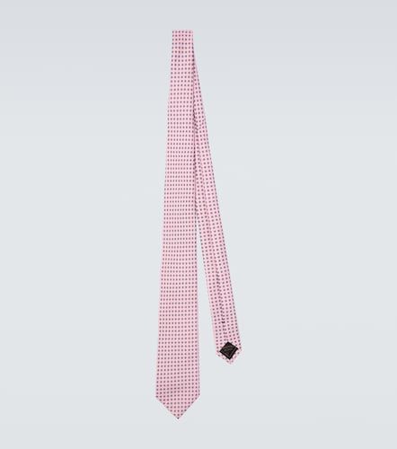Corbata de sarga de seda estampada - Brioni - Modalova