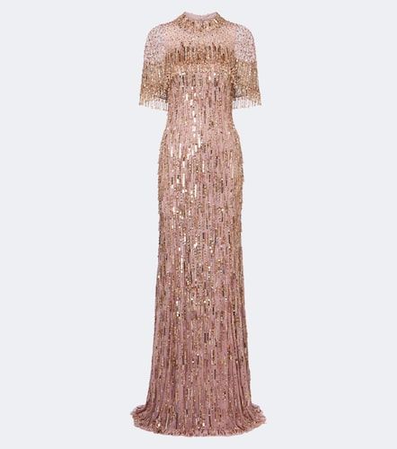 Leia caped embellished gown - Jenny Packham - Modalova