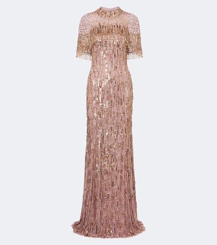 Vestido de fiesta Leia adornado con capa - Jenny Packham - Modalova
