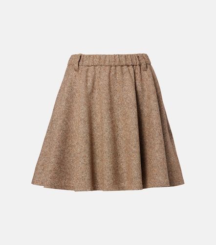 Monili wool-blend miniskirt - Brunello Cucinelli - Modalova