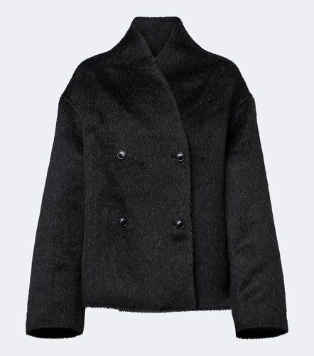 Wes double-breasted alpaca and wool jacket - Loulou de Saison - Modalova
