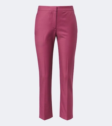 McQueen Wool gabardine slim pants - McQueen - Modalova