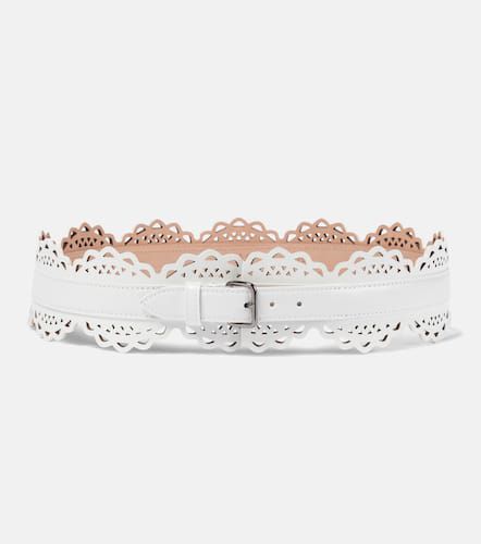 AlaÃ¯a Laser-cut leather belt - Alaia - Modalova