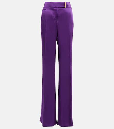 Tom Ford Wide-leg satin pants - Tom Ford - Modalova