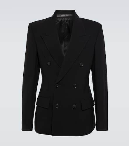 Wool-blend double-breasted blazer - Balenciaga - Modalova