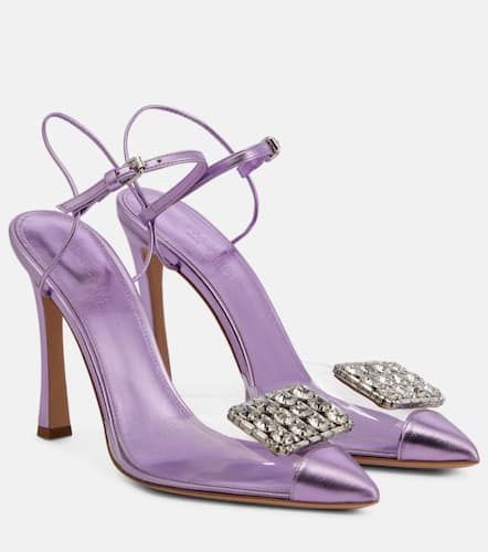 Embellished leather and PVC pumps - Giambattista Valli - Modalova