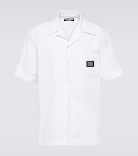 Camisa de algodón con logo - Dolce&Gabbana - Modalova