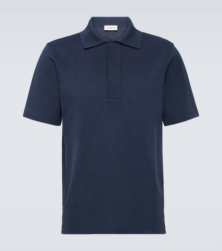 Oversized cotton jersey polo shirt - Lanvin - Modalova