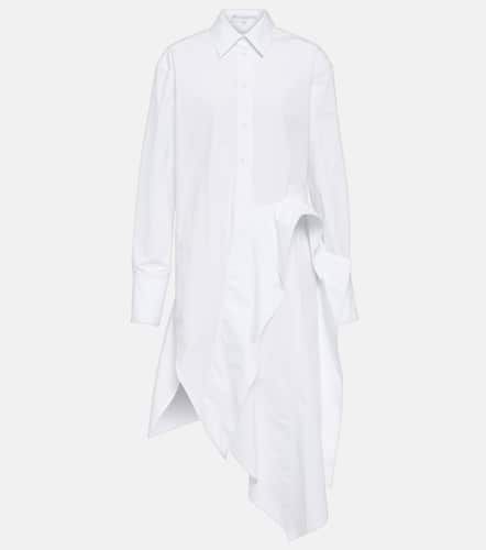 Deconstructed cotton poplin shirt dress - JW Anderson - Modalova