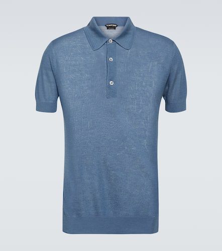 Tom Ford Cotton and silk polo shirt - Tom Ford - Modalova