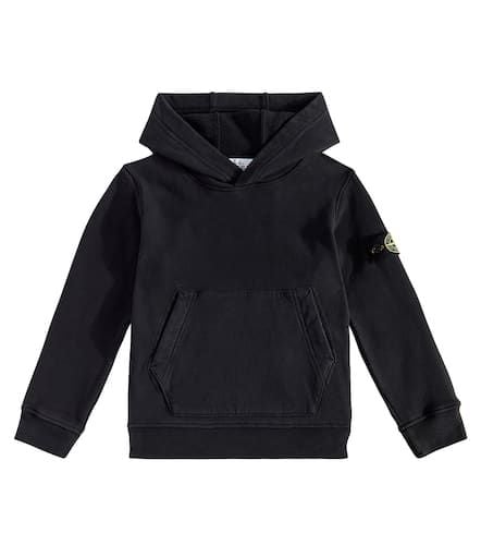 Compass cotton jersey hoodie - Stone Island Junior - Modalova