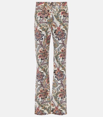 Printed mid-rise straight jeans - Etro - Modalova