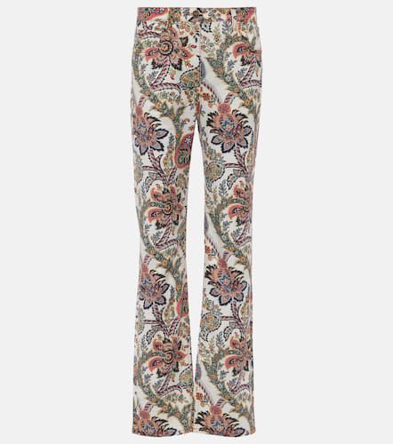 Printed mid-rise straight jeans - Etro - Modalova