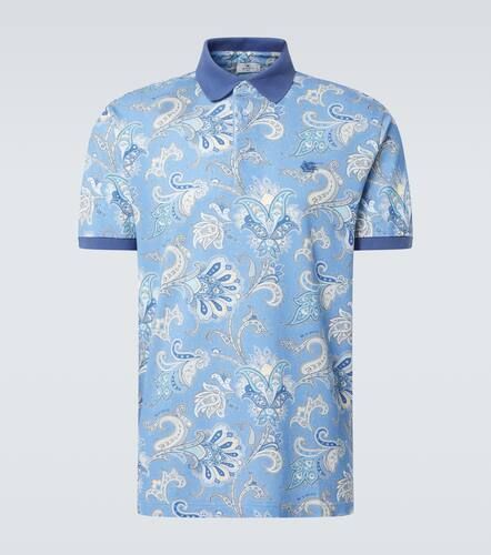 Paisley piquÃ© cotton polo shirt - Etro - Modalova