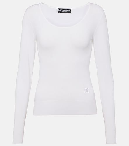 Pullover in misto seta - Dolce&Gabbana - Modalova