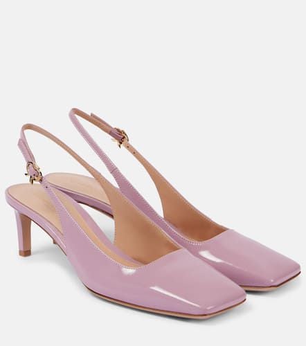 Leather slingback pumps - Gianvito Rossi - Modalova