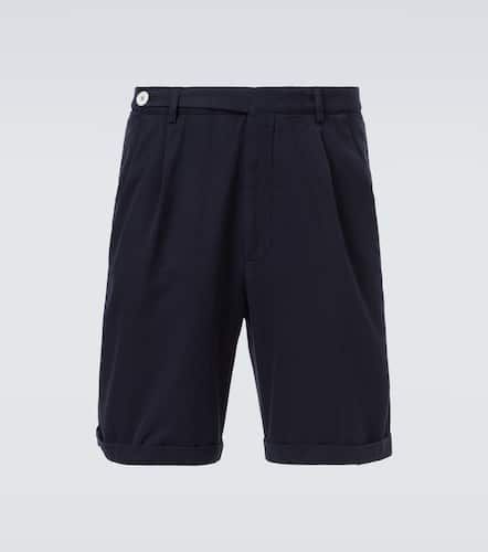 Cotton gabardine Bermuda shorts - Brunello Cucinelli - Modalova
