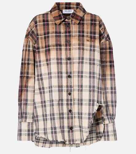 Diana checked cotton flannel shirt - The Attico - Modalova