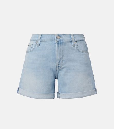 Mid-rise denim shorts - 7 For All Mankind - Modalova