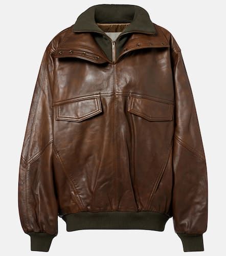 Dorry oversized leather jacket - Isabel Marant - Modalova