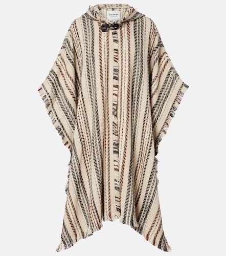 Poncho Iseline a righe - Marant Etoile - Modalova