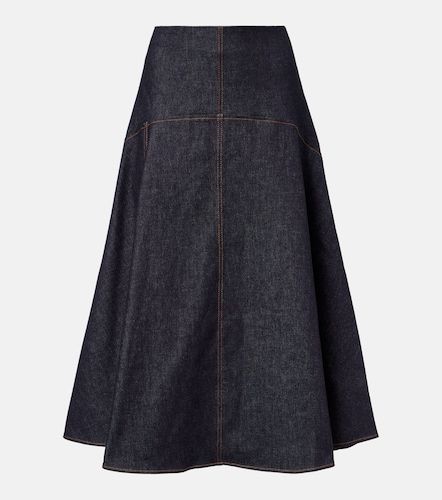 Falda midi Triangle De-Nîmes de denim - Jacquemus - Modalova