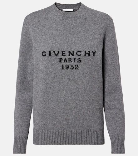 Pullover in lana e cashmere con logo - Givenchy - Modalova