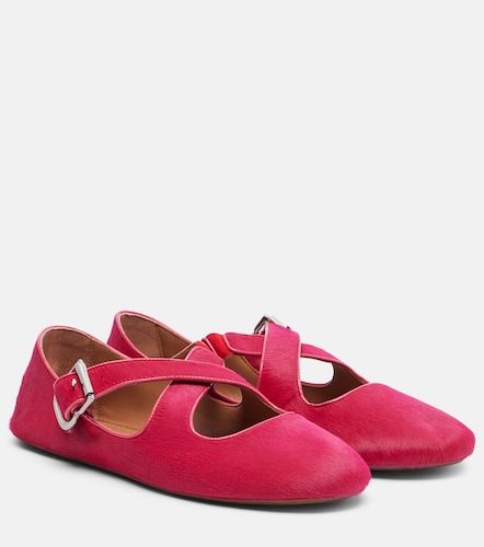 Alaia Calf hair ballet flats - Alaia - Modalova