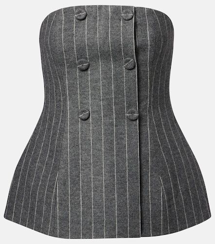 Top doppiopetto a righe - Carolina Herrera - Modalova