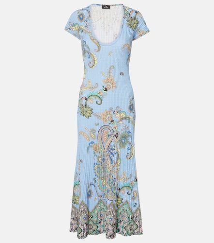 Vestido midi en mezcla de algodón estampado - Etro - Modalova