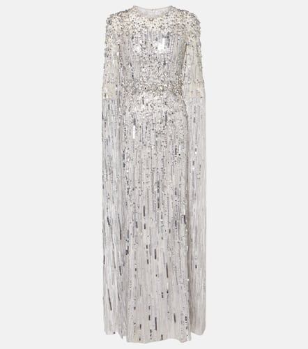 Ruby caped sequined gown - Jenny Packham - Modalova