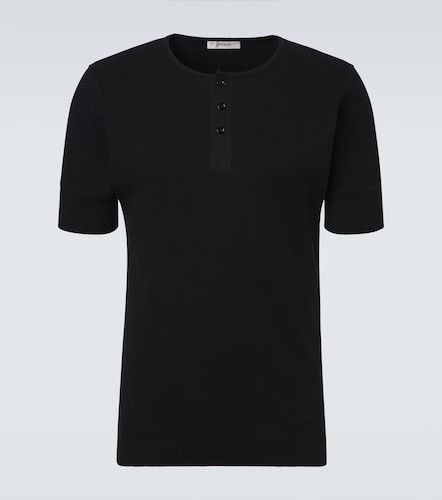 Camicia Henley in cotone e lino - Lemaire - Modalova