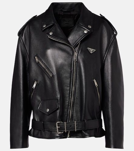 Prada Chaqueta biker de piel - Prada - Modalova