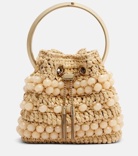 Secchiello Bon Bon Small in rafia - Jimmy Choo - Modalova